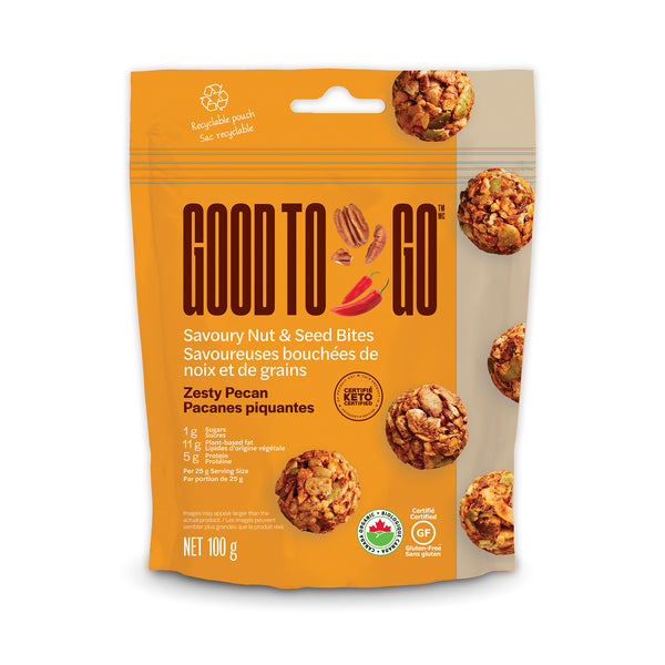 Good To Go Zesty Pecan Nuts and Seed Bites 100g